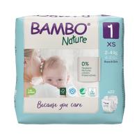 Эко-подгузники Bambo Nature 1 (2-4 кг), 22 шт купить в Иваново
