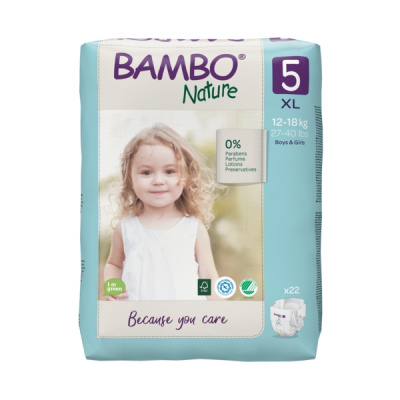 Эко-подгузники Bambo Nature 4 (7-14 кг), 24 шт купить оптом в Иваново