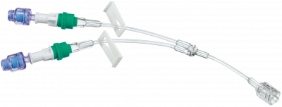 Удлинительная Y-линия с 2-мя коннекторами Сэйффлоу и возвратным клапаном 12 см купить оптом в Иваново